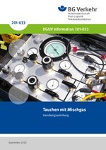 DGUV Information 201-033 - Tauchen mit Mischgas 