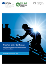 DGUV Information 203-085 - Arbeiten unter der Sonne