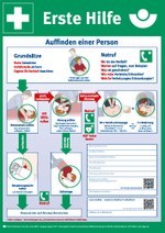 DGUV Information 204-003 Erste Hilfe Plakat (DIN A3)