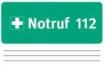 DGUV Information 204-032 - Notruf Kärtchen