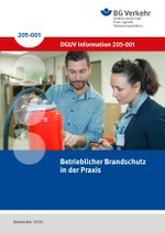 DGUV Information 205-001 - Betrieblicher Brandschutz in der Praxis