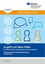 DGUV Information 206-007 - So geht's mit Ideen-Treffen - Für Wirtschaft, Verwaltung und Handwerk