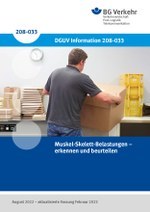 DGUV Information 208-033 - Muskel-Skelett-Belastungen - erkennen und beurteilen