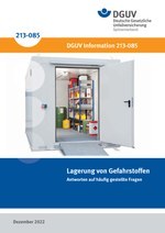 DGUV Information 213-085 - Lagern von Gefahrstoffen