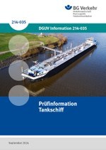 DGUV Information 214-035 - Prüfinformation Tankschiff