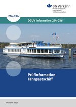 DGUV Information 214-036 - Prüfinformation Fahrgastschiff