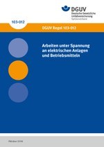 DGUV Regel 103-012 - Arbeiten unter Spannung an elektrischen Anlagen und Betriebsmitteln