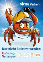 Aufkleber "Schutz vor natürlicher UV-Strahlung"