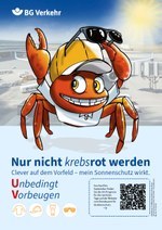 Poster "Schutz vor natürlicher UV-Strahlung" (Luftfahrt)