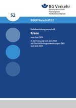 DGUV Vorschrift 52 - Krane 