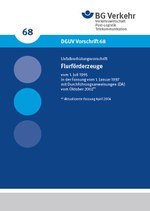 DGUV Vorschrift 68 - Flurförderzeuge