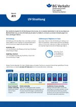 Unterweisungskarte A11: UV-Schutz