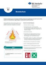 Unterweisungskarte A3: Brandschutz