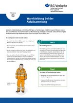 Unterweisungskarte E2: Warnkleidung bei der Abfallsammlung