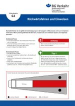 Unterweisungskarte G2: Rückwärtsfahren und Einweisen