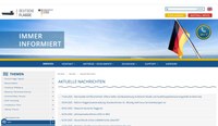 Neue Webseite der Deutschen Flagge