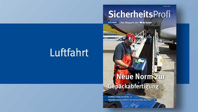 Titelseite SicherheitsProfi 2/2022 Luftfahrt