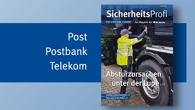 Titelseite SicherheitsProfi 2/2022 Post/Postbank/Telekom