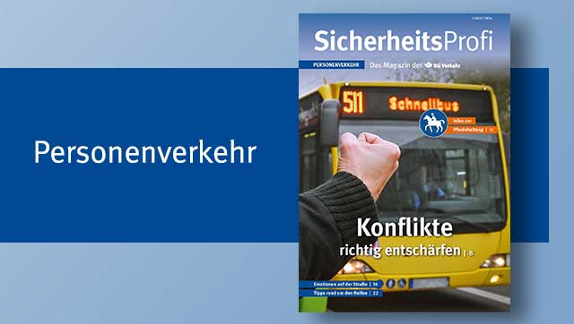 Titelseite SicherheitsProfi 2/2022 Personenverkehr