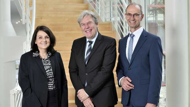 Von links: Karin Tanger, Stefan Höppner, Wolfgang Laske