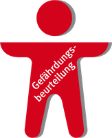 ASD-Männchen rot "Gefährdungsbeurteilung"